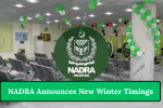 NADRA Announces New Winter Timings Across Khyber Pakhtunkhwa