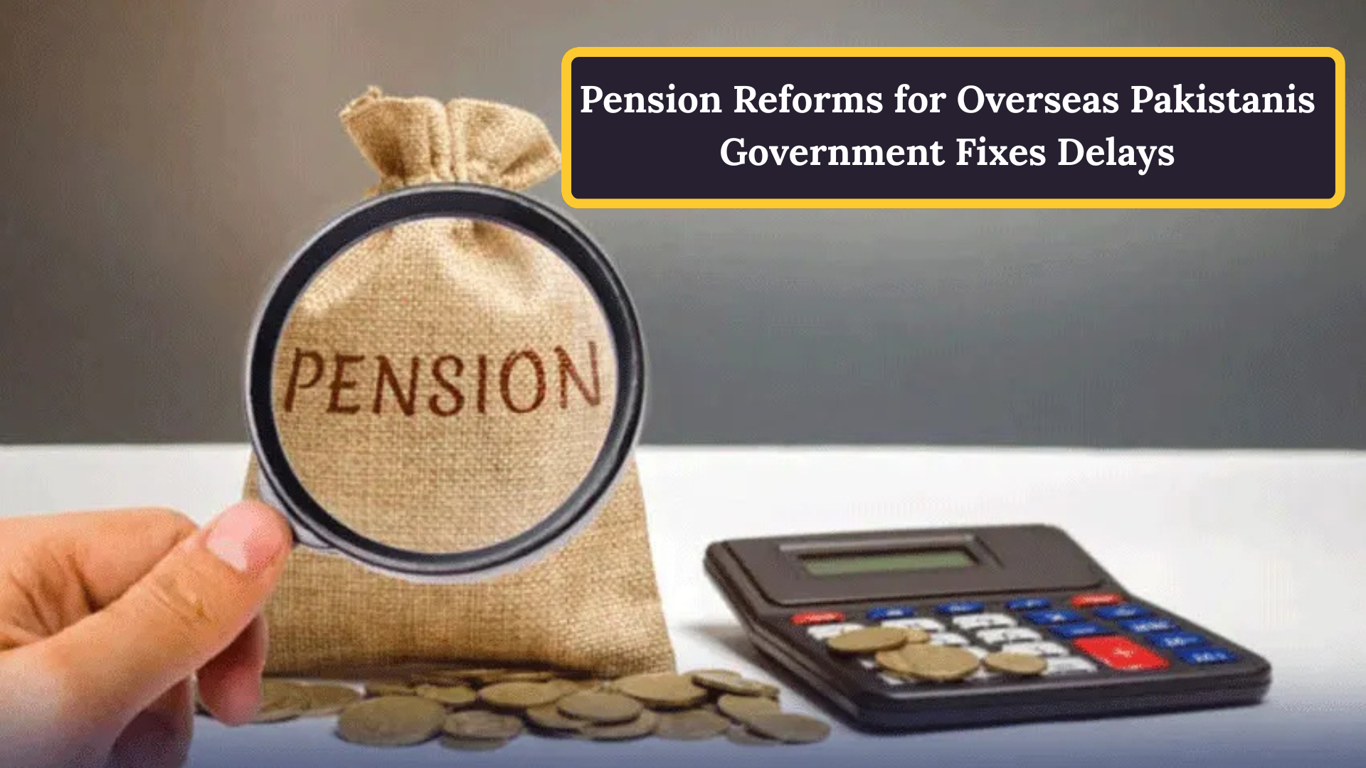 Pension Reforms for Overseas Pakistanis