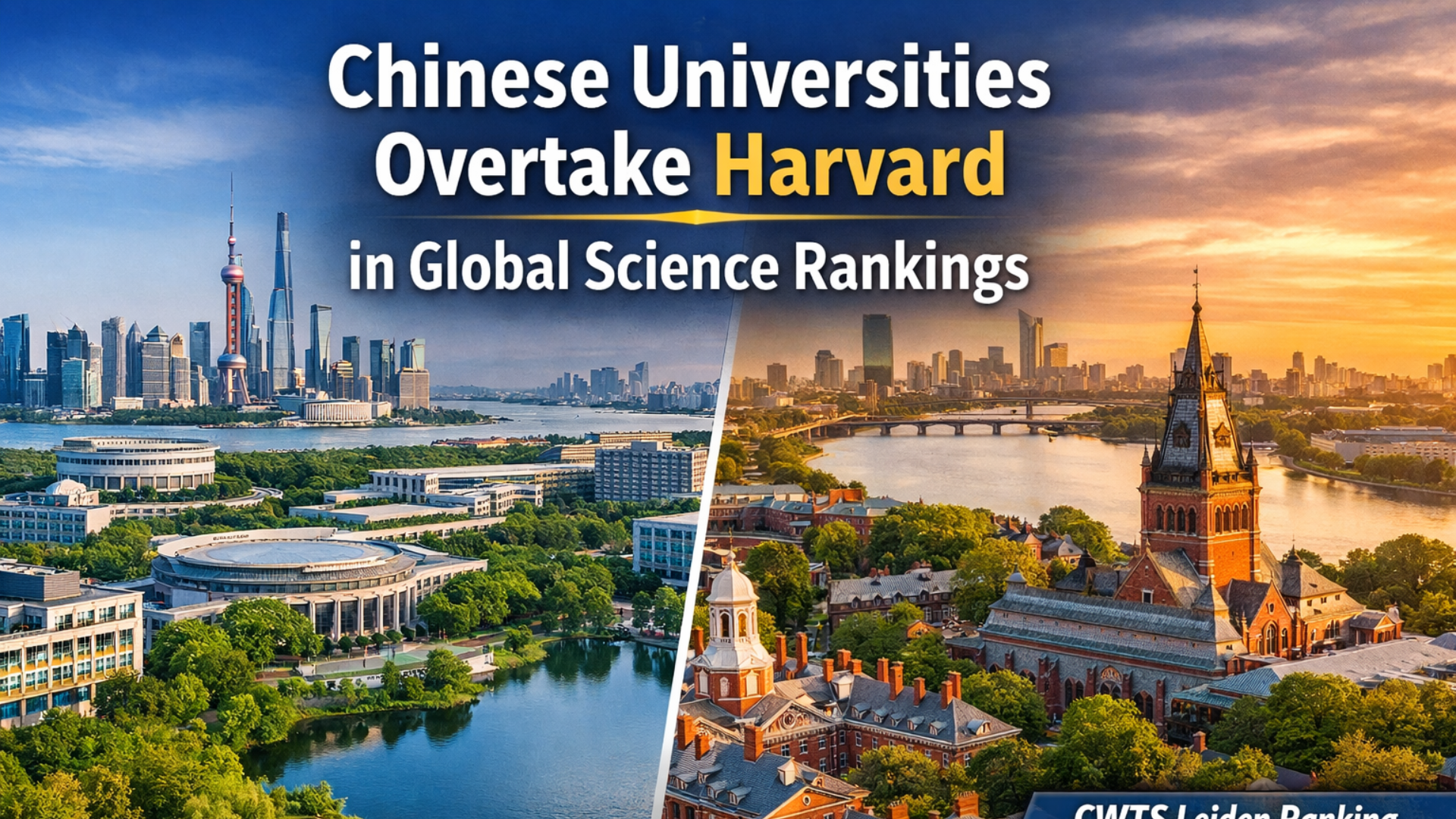 Chinese Universities Overtake Harvard in Global Science Rankings