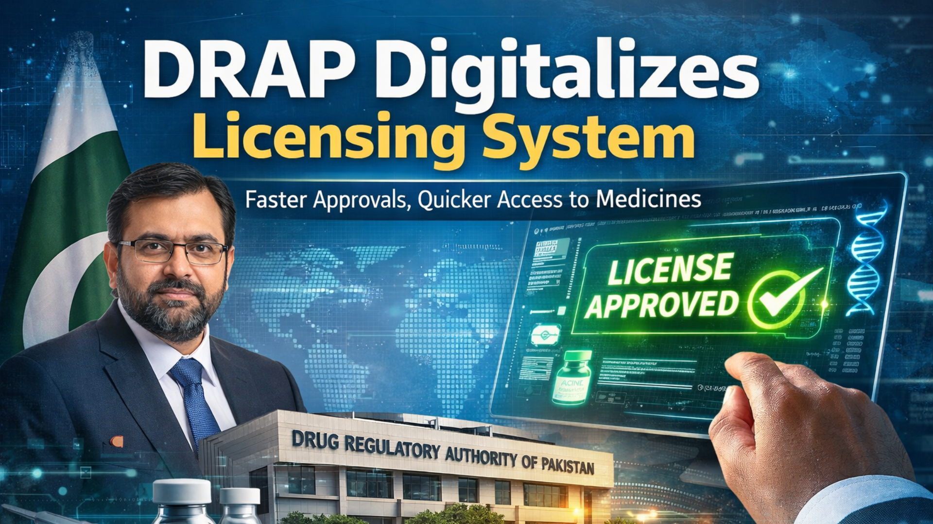 DRAP Digitalizes Licesnsing System