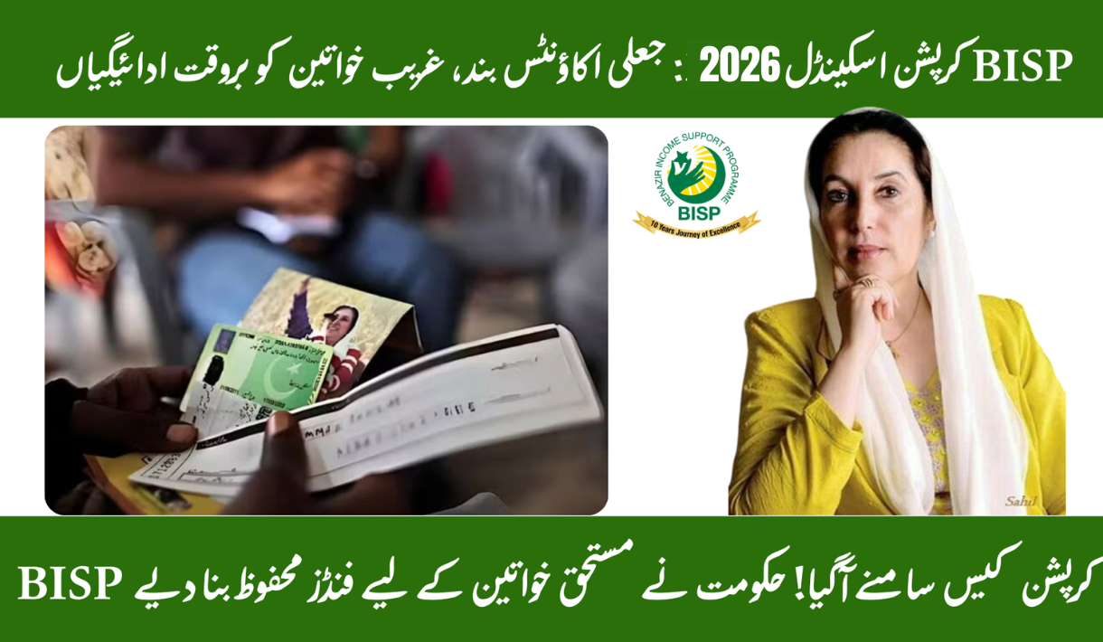 BISP Corruption Exposed! Fake and Dead Accounts Removed, Funds to Reach Needy Women on Time in 2026