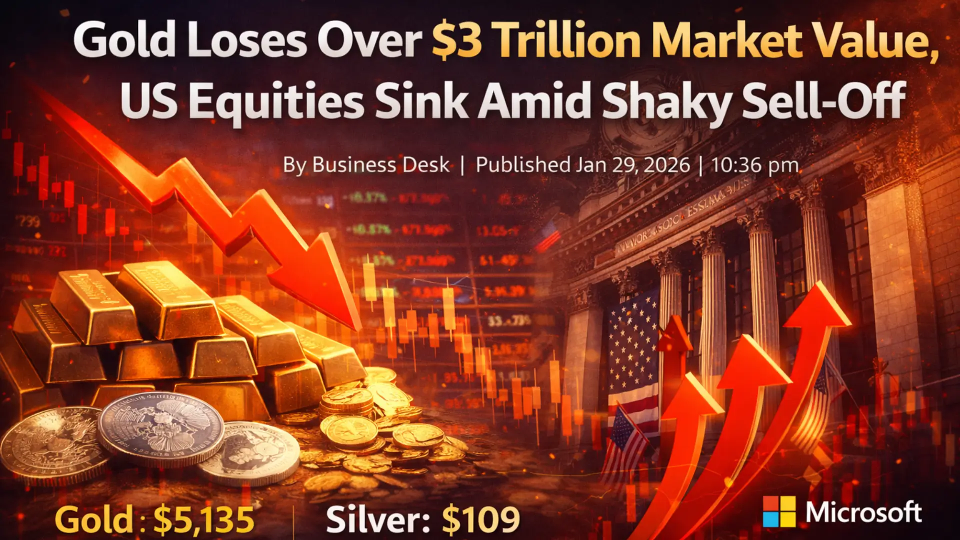 Gold Loses Over $3 Trillion Market Value