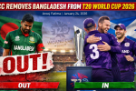 ICC Officially Removes Bangladesh From T20 World Cup 2026