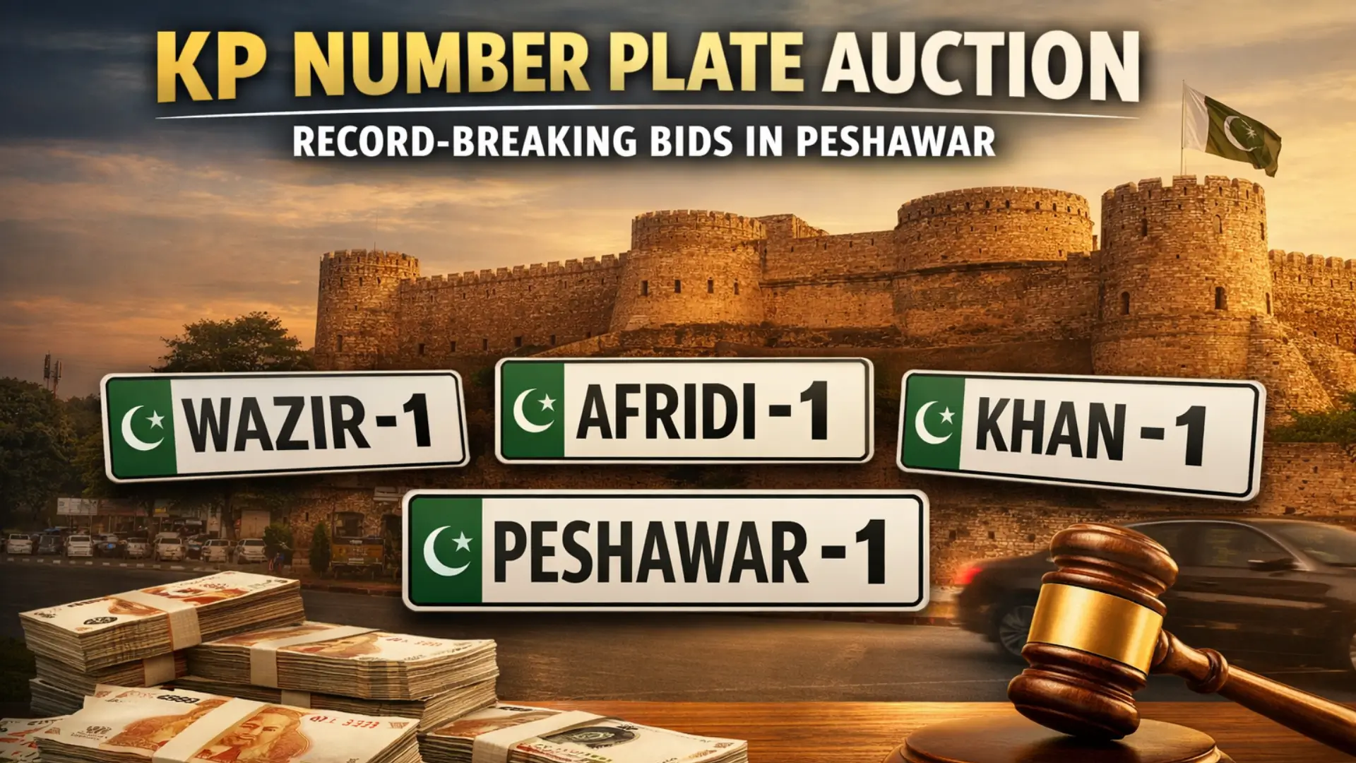 KP Auctions Most Expensive Vehicle Number Plates