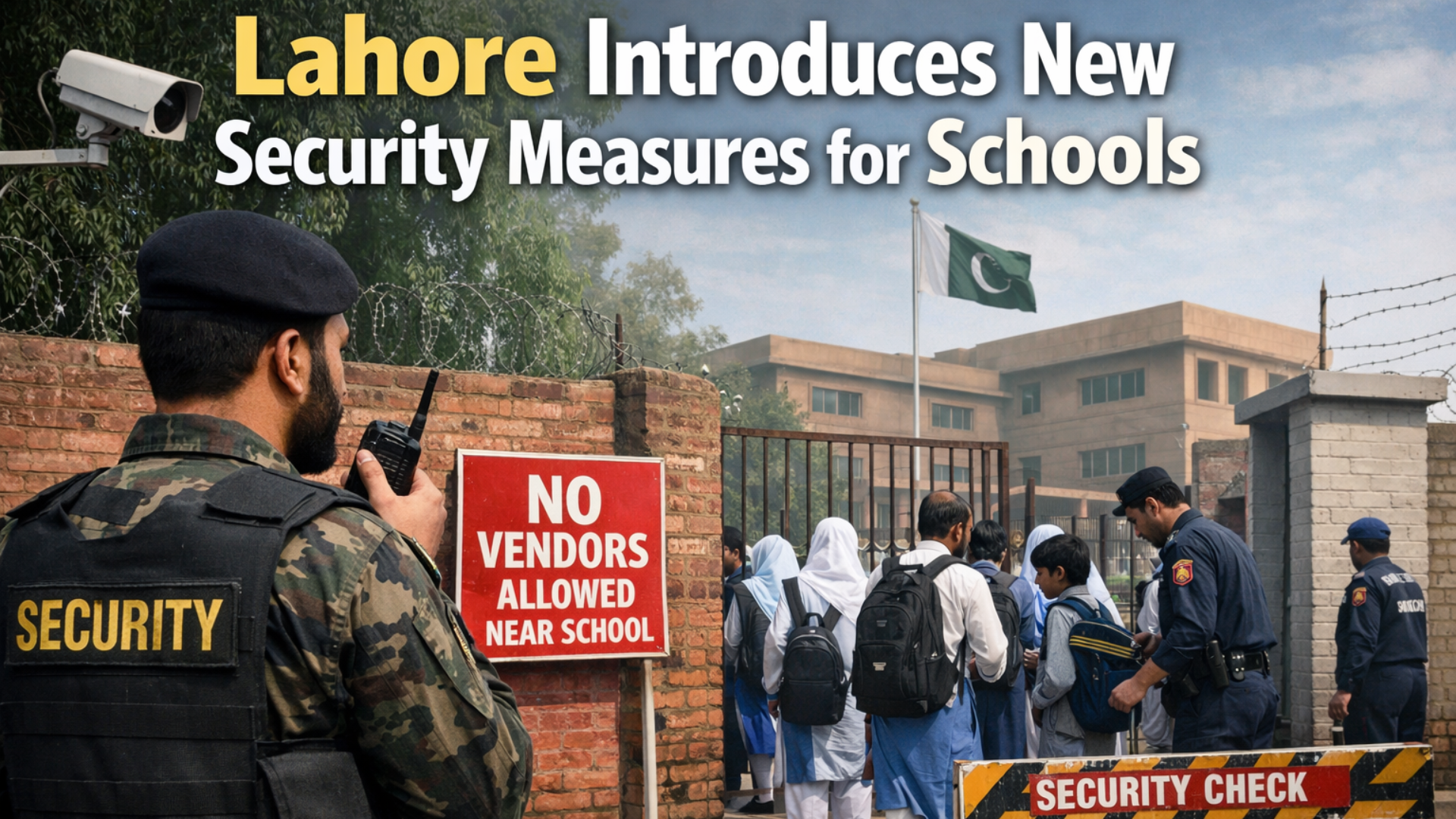 Lahore Introduces New Security Measures for Schools