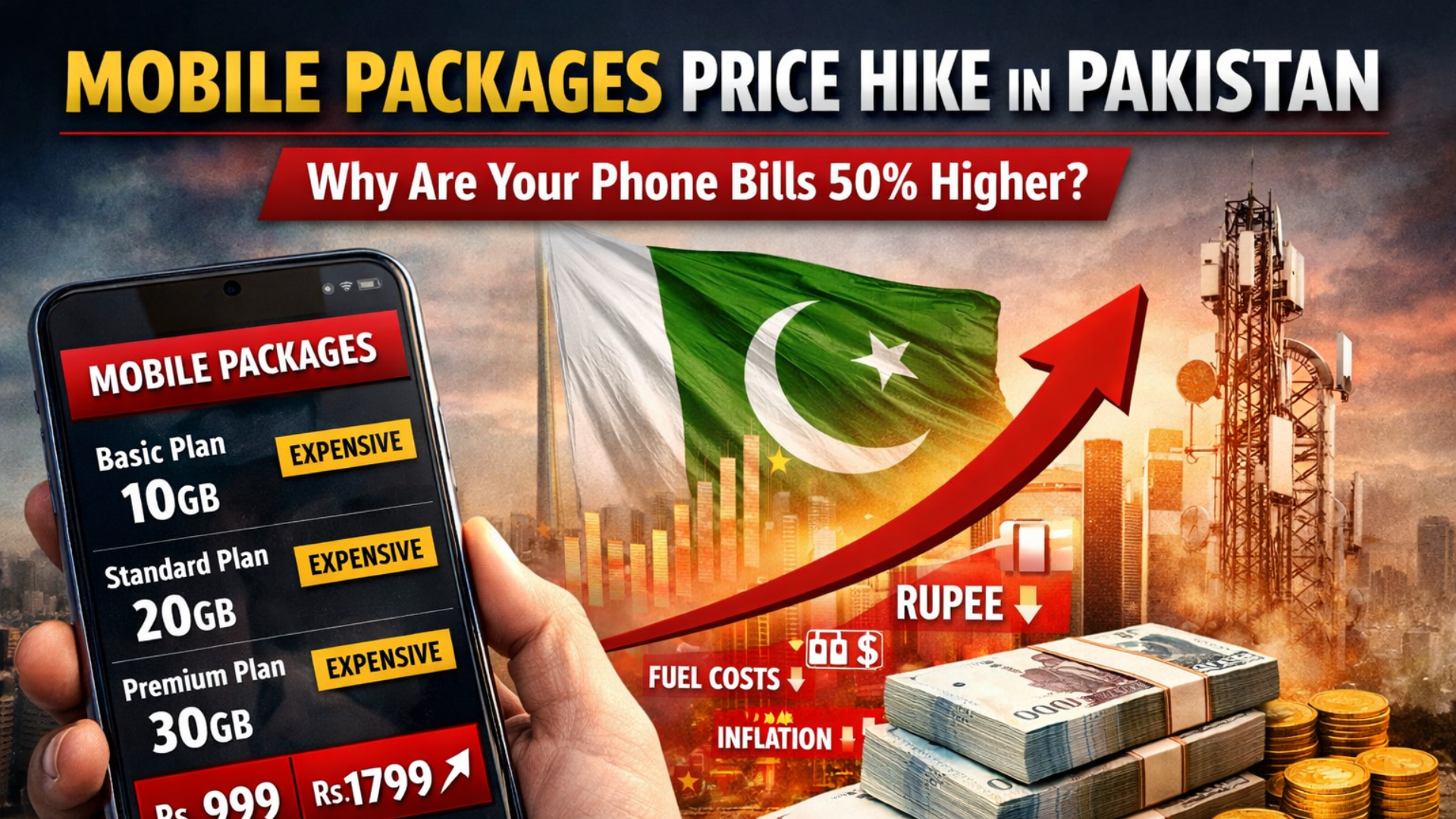 Mobile Packages Price Increase in Pakistan