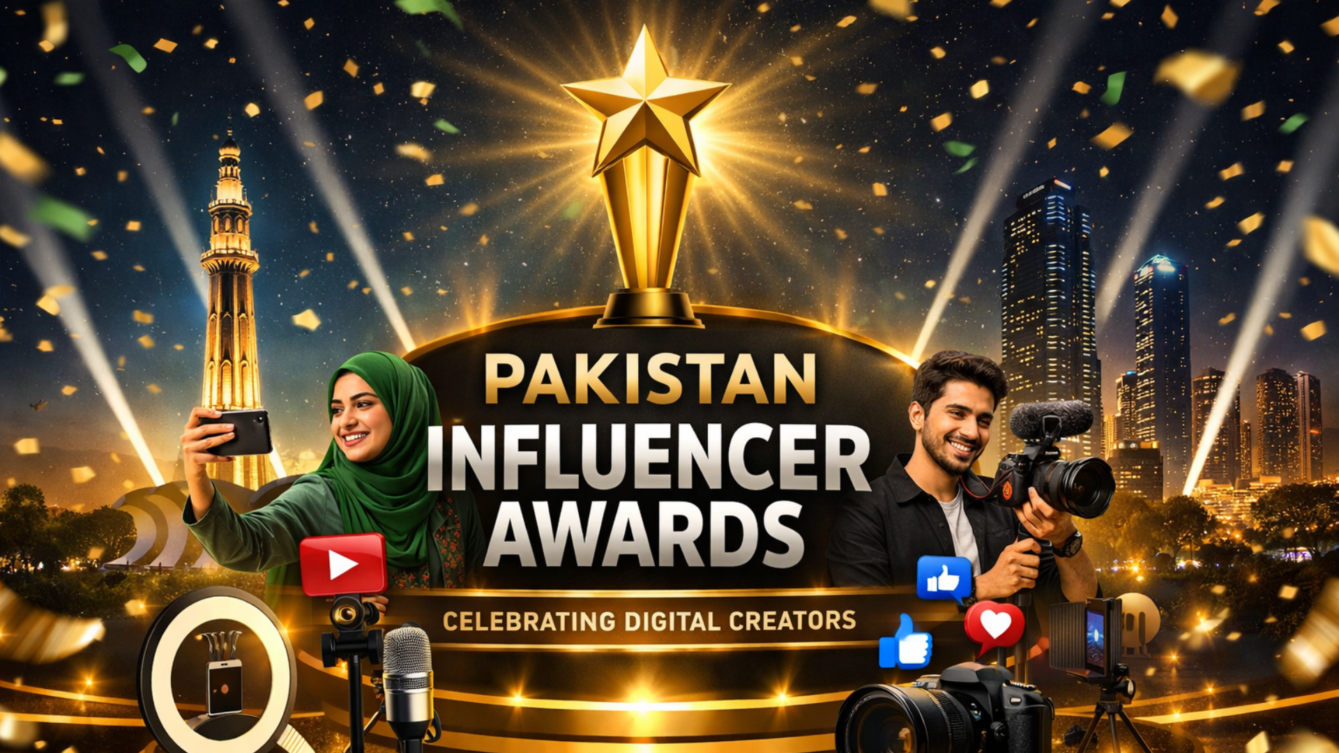 Pakistan Influencer Awards Announced to Celebrate Digital Creators Nationwide