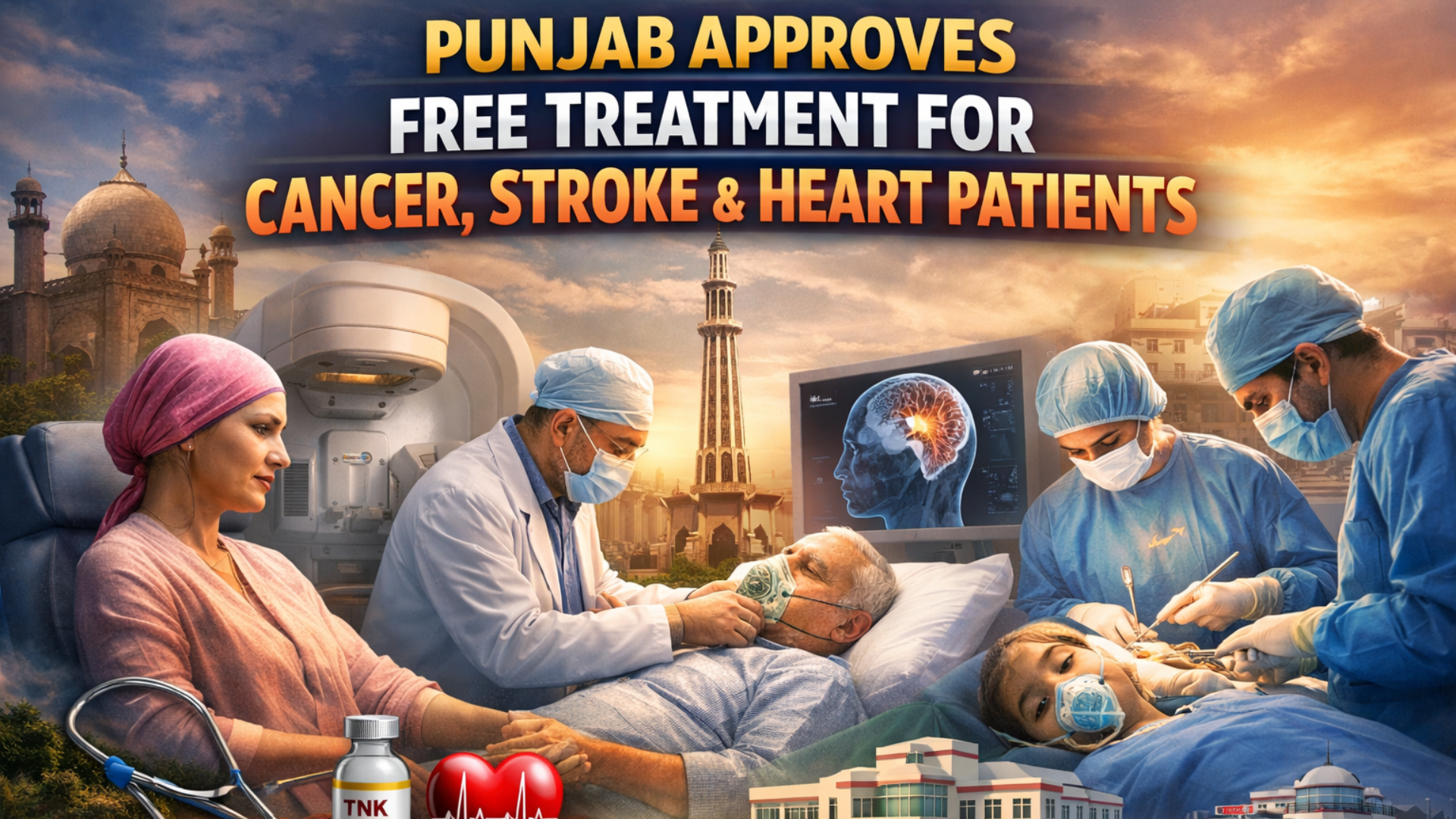 Punjab Approves Free Treatment for Cancer, Stroke, and Heart Patients