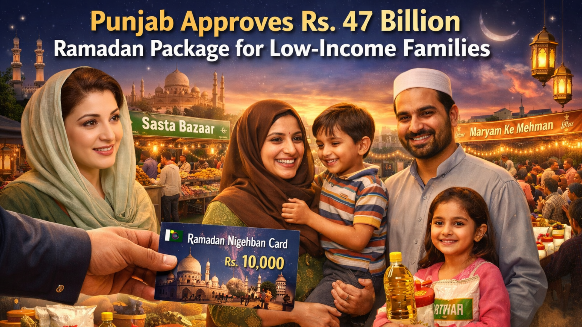 Punjab Approves Rs. 47 Billion Ramadan Package