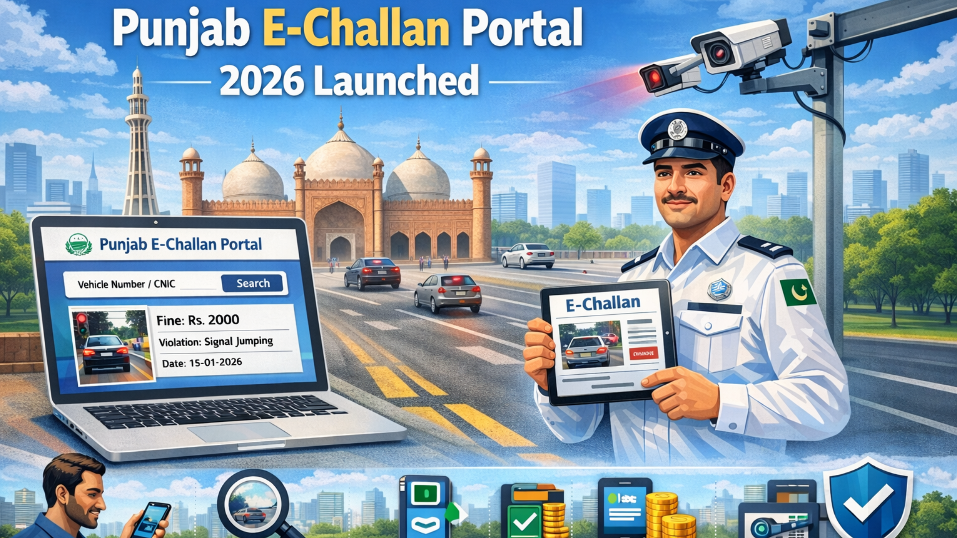 Punjab E-Challan Portal Launched 2026