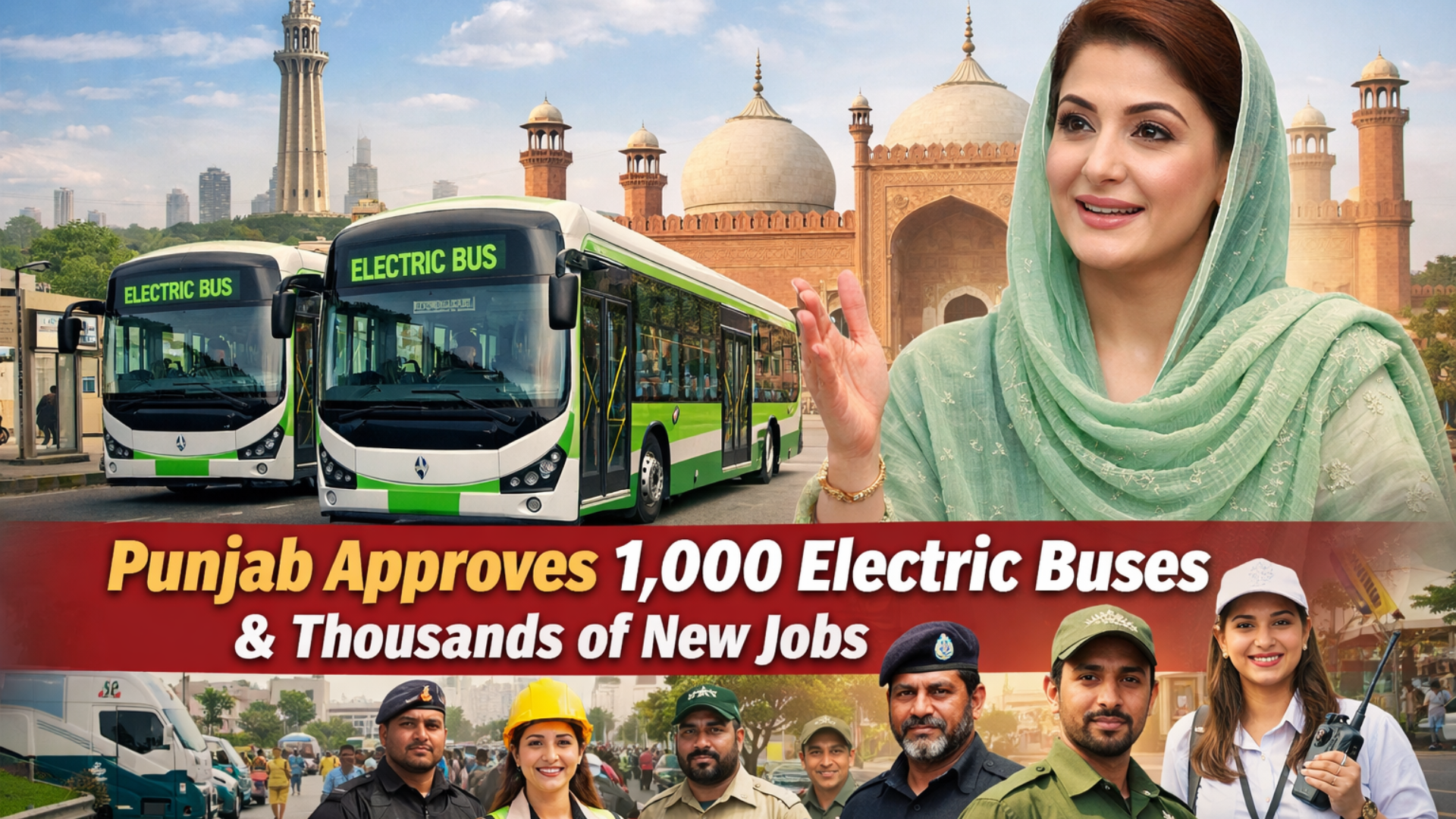 Punjab Govt Approves 1,000 Electric Buses and Thousands of New Jobs
