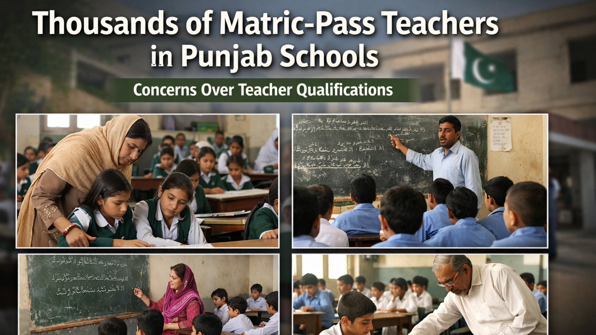Thousands of Matric-Pass Teachers Continue Teaching in Punjab Public Schools