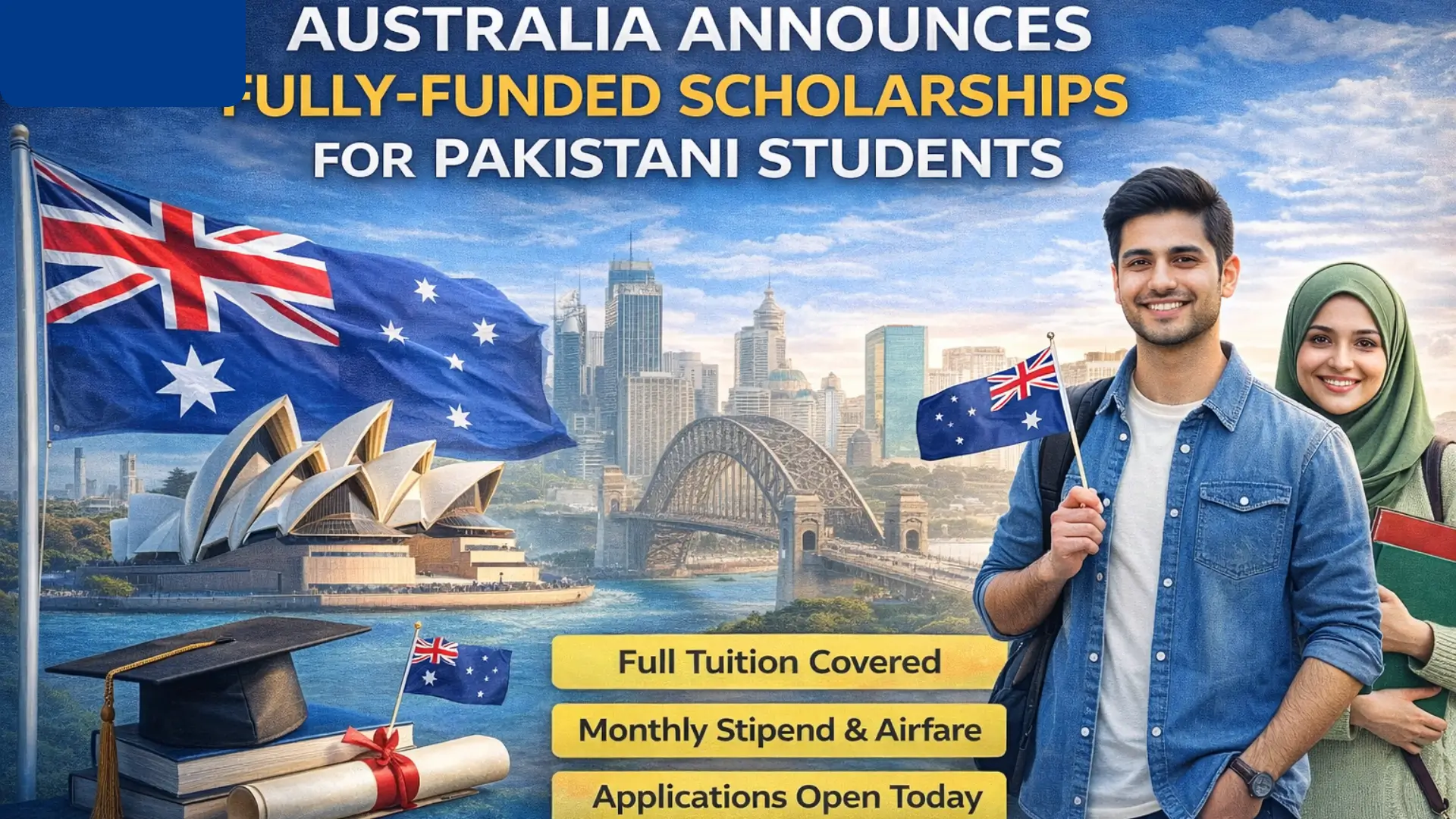 Australia Announces Fully-Funded Scholarships for Pakistani Students