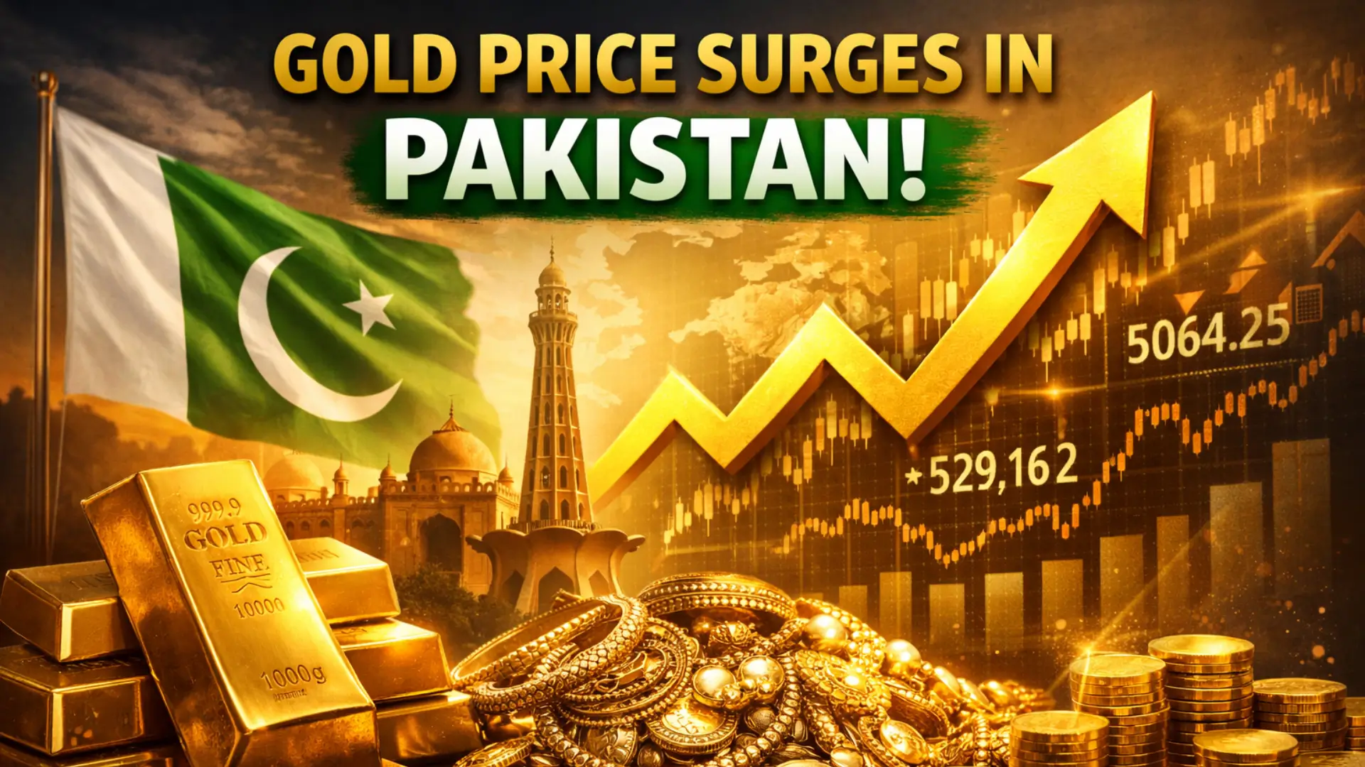 Gold Price Sees Another Massive Increase in Pakistan