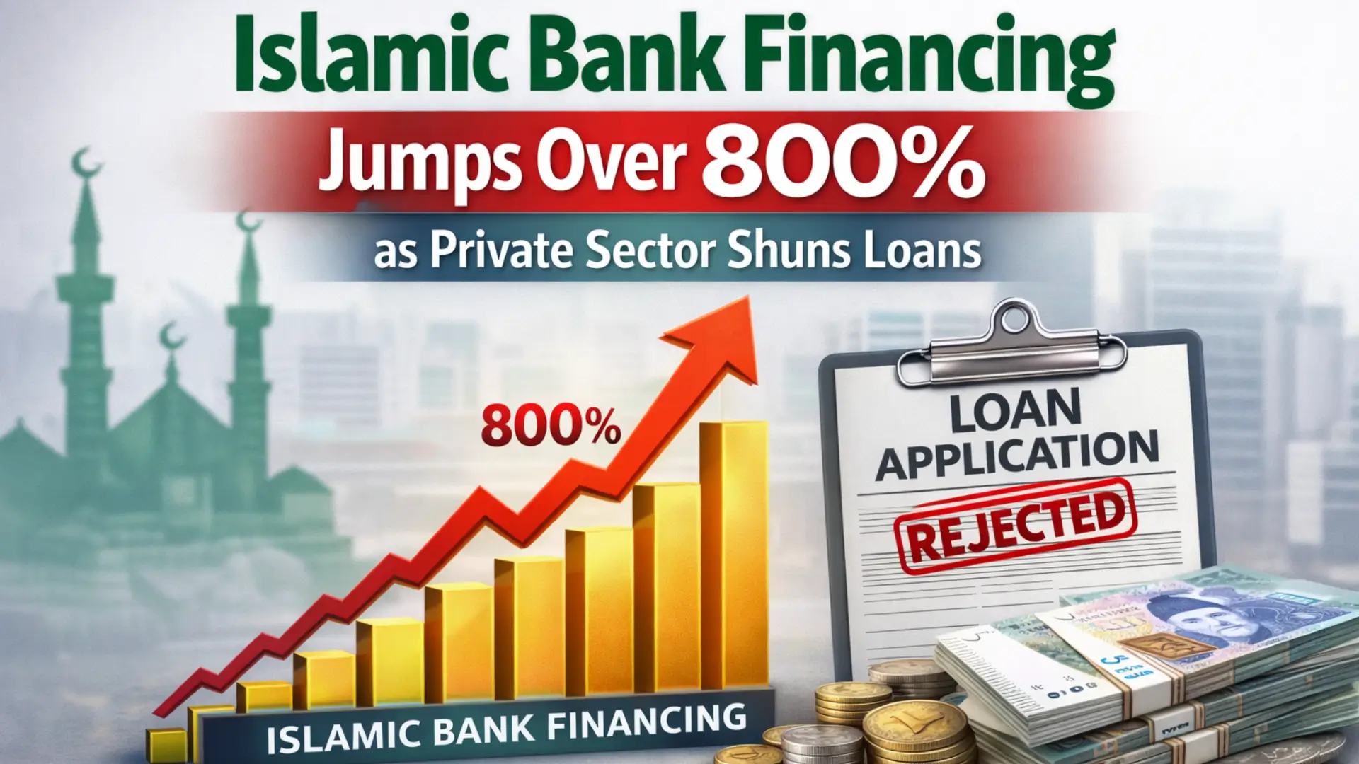 Islamic Bank Financing Jumps Over 800 as Private Sector Shuns Loans
