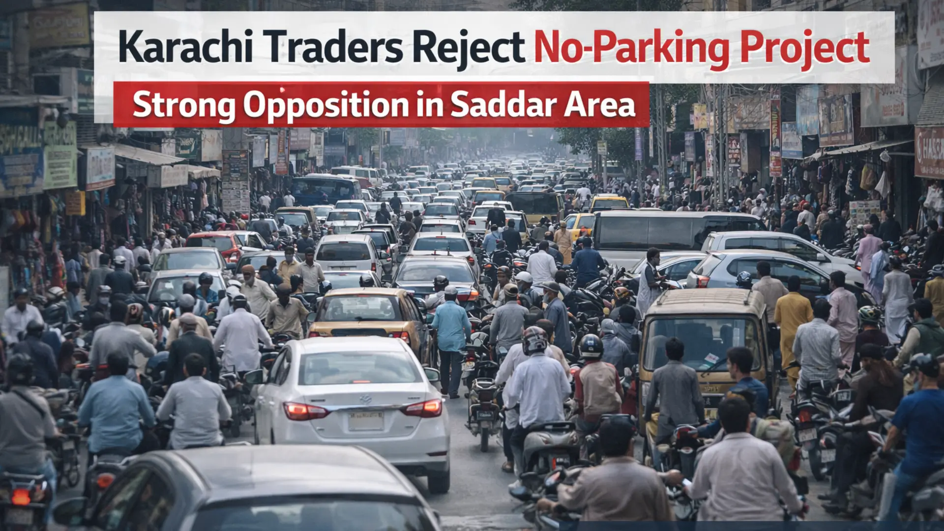 Karachi Traders Reject No-Parking Project in Saddar