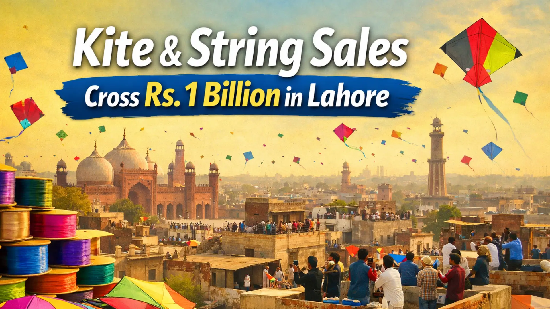 Kite and String Sales Cross Rs. 1 Billion