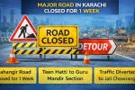 Major Road in Karachi Closed for 1 Week