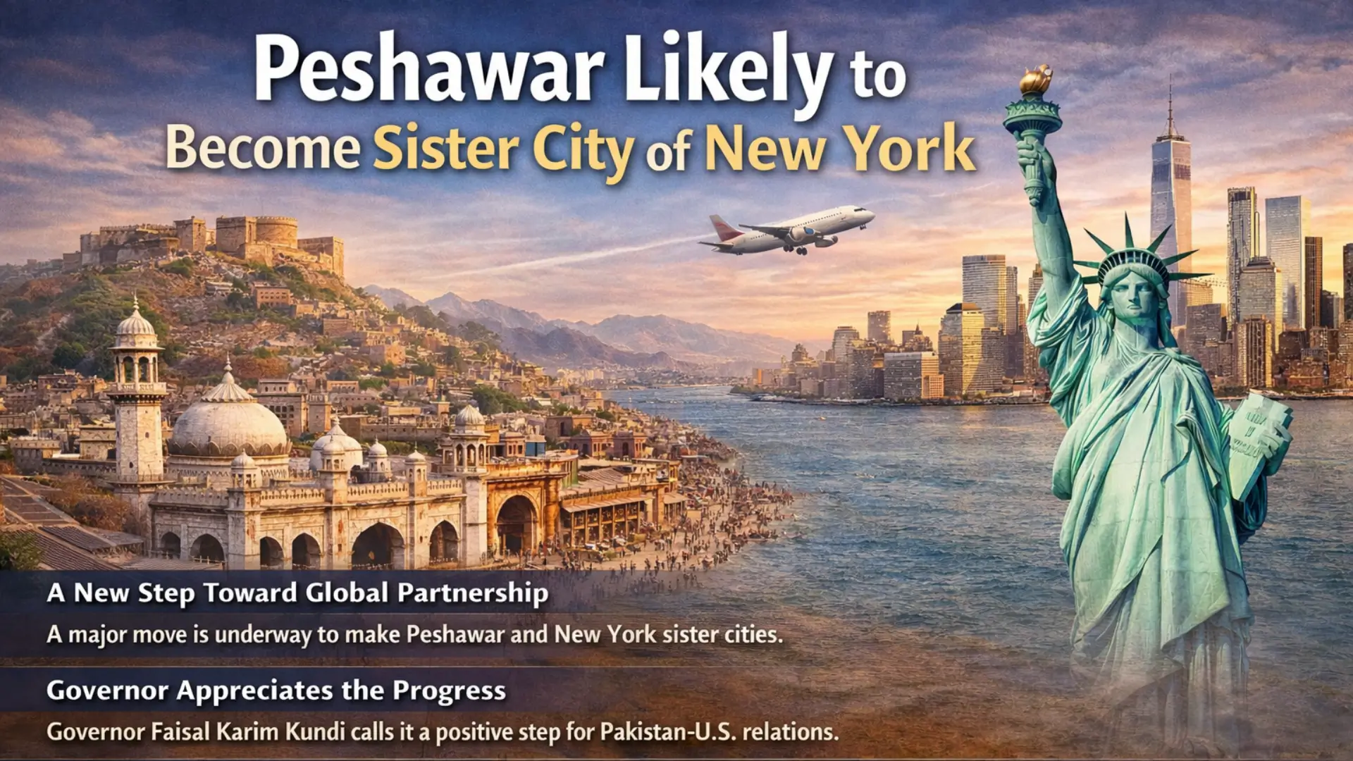 Peshawar Likely to Become Sister City of New York