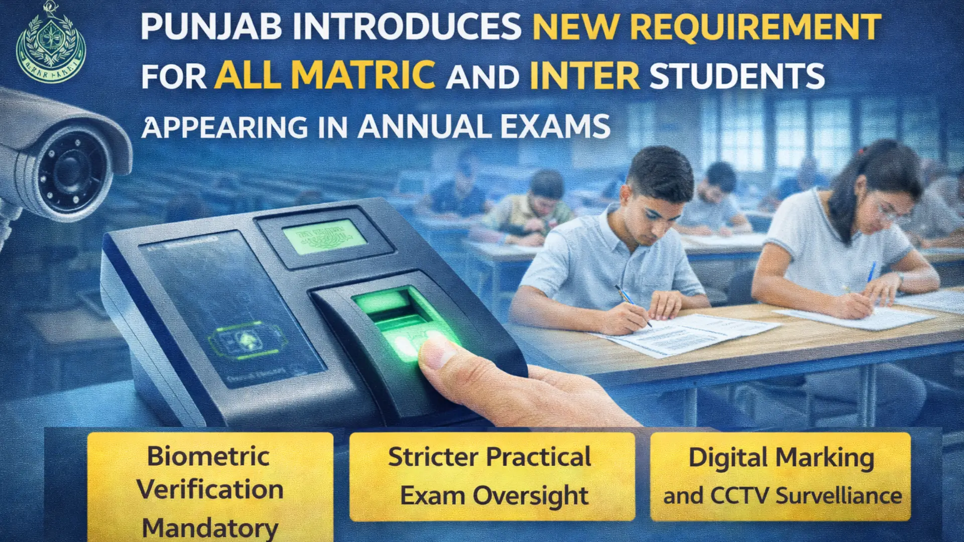 Punjab Introduces New Requirement for All Matric and Inter Students