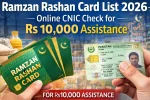 Ramzan Rashan Card List 2026
