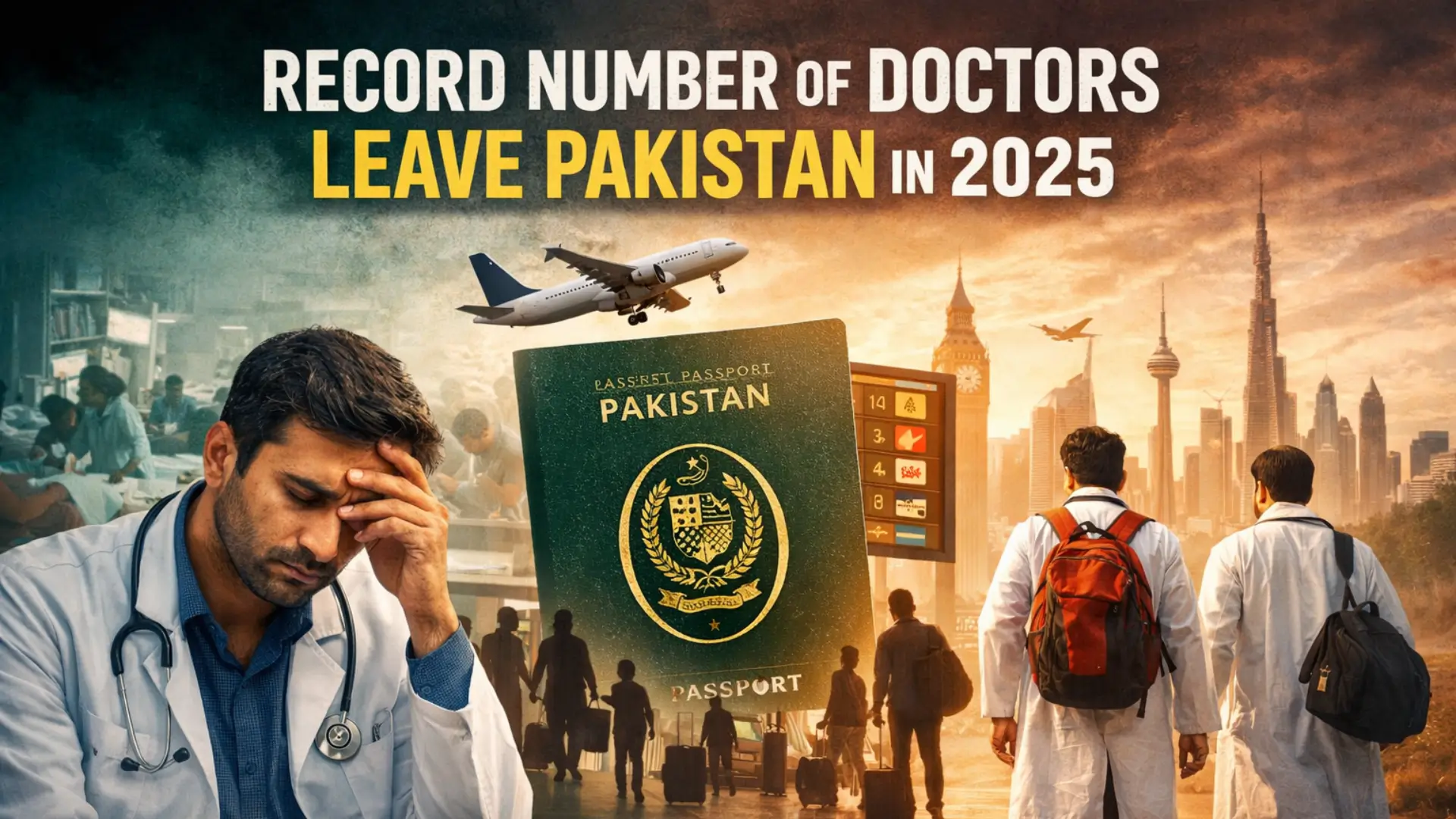 Record Number of Doctors Leave Pakistan in 2025