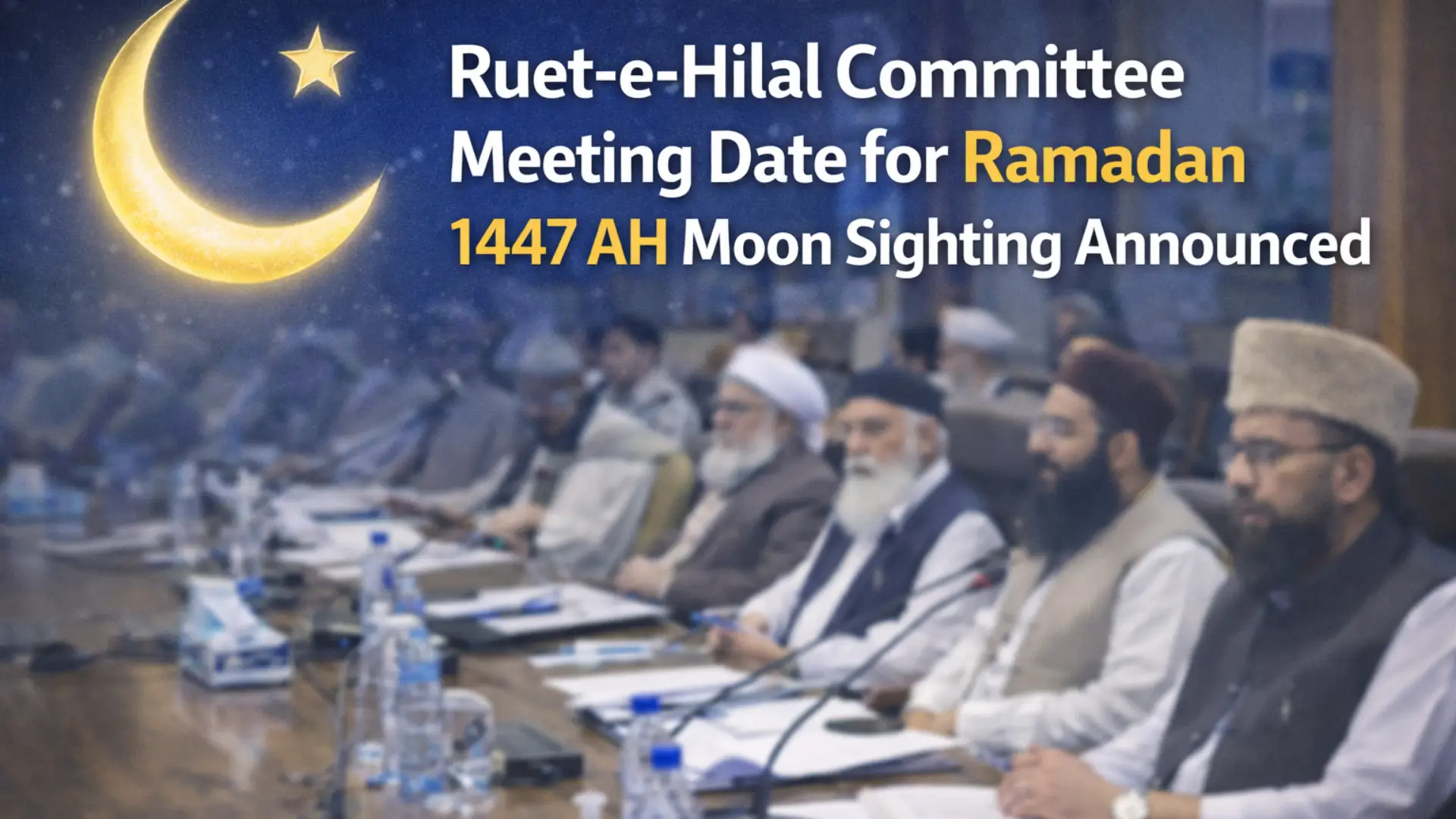 Ruet-e-Hilal Committee Meeting Date