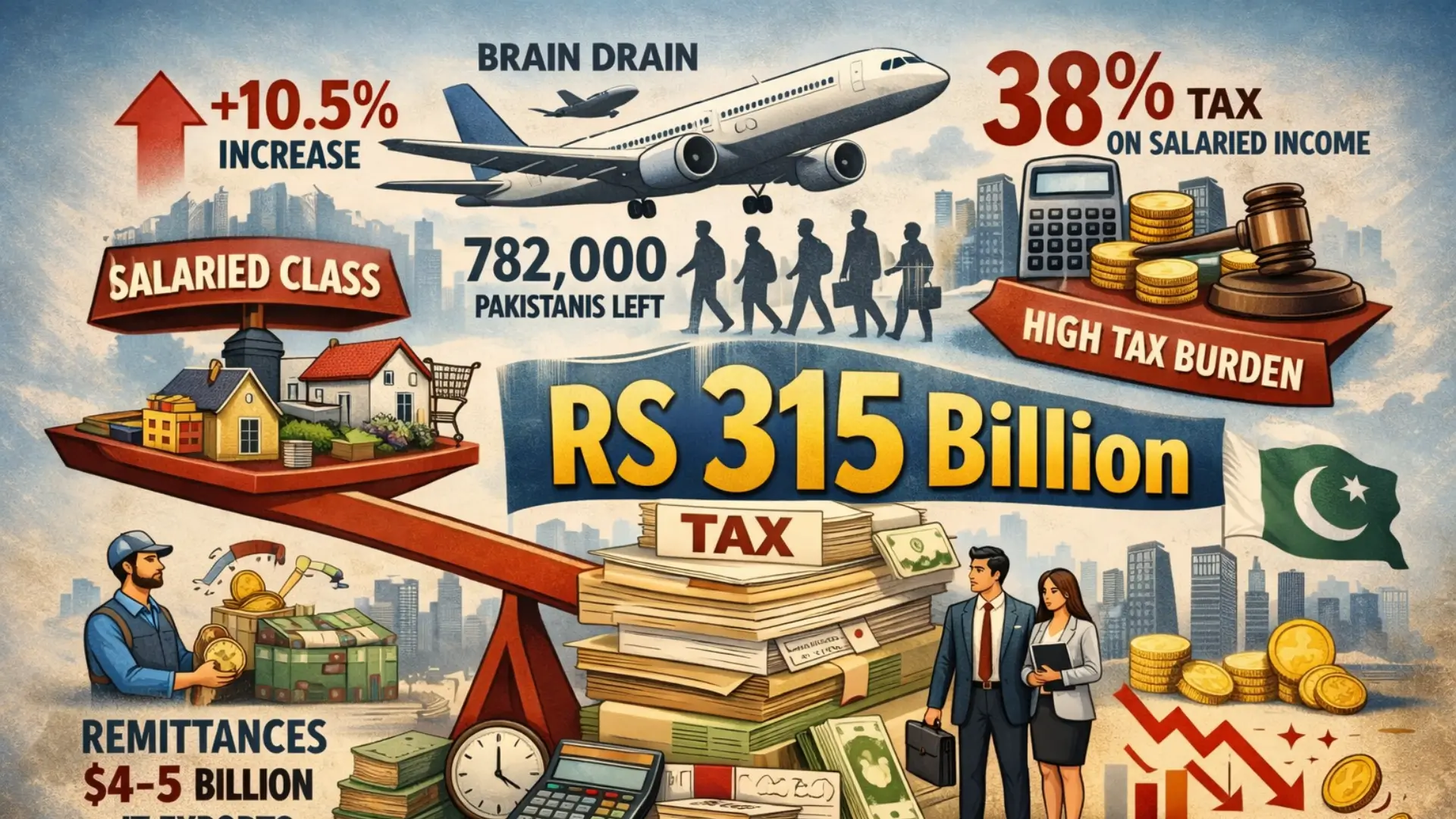 Salaried Class Pays Rs. 315 Billion Income Tax in 7MFY26