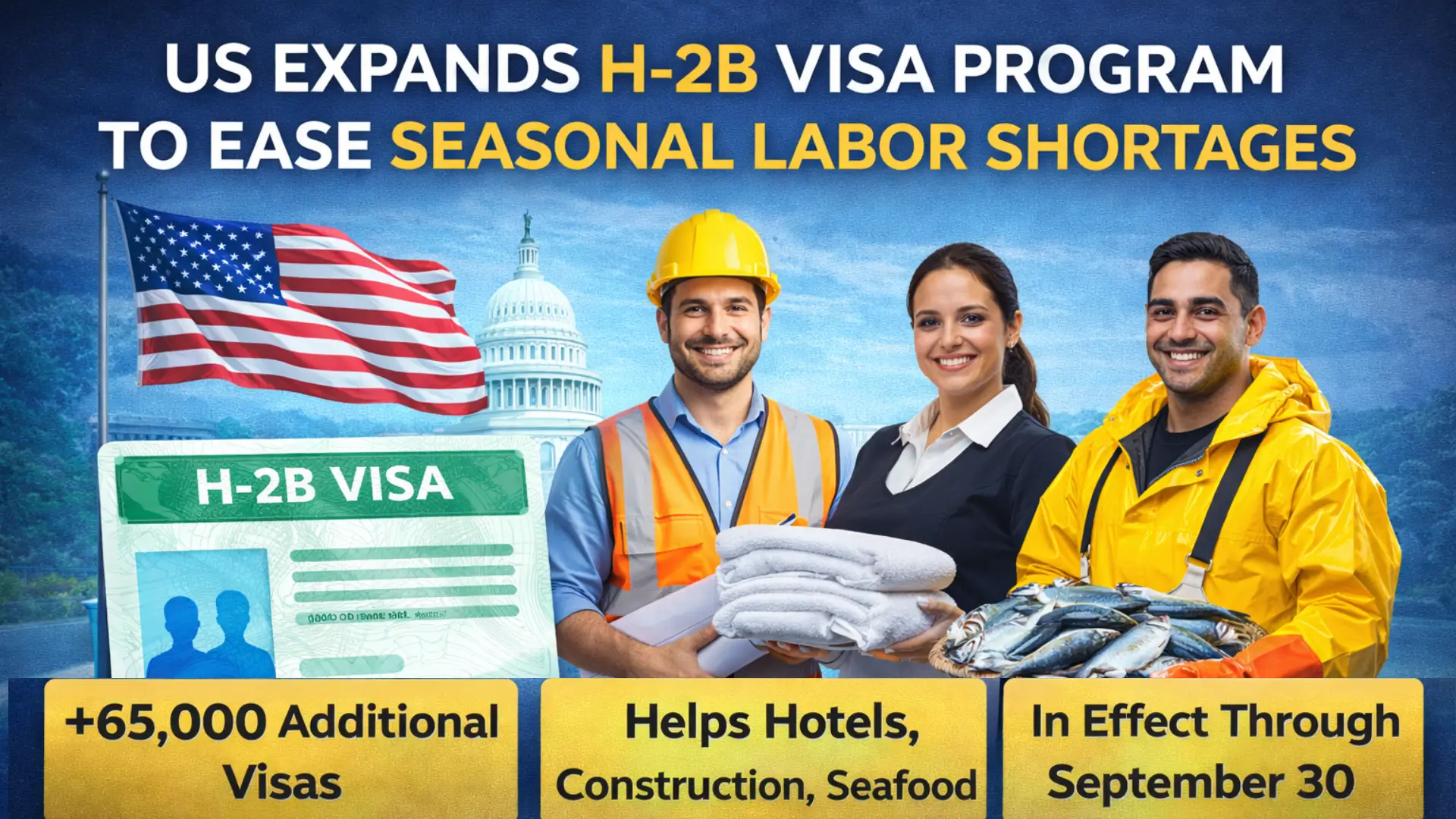 US Expands H-2B Visa Program